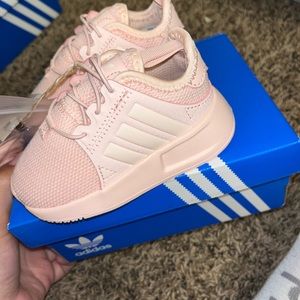 Baby girl adidas never worn